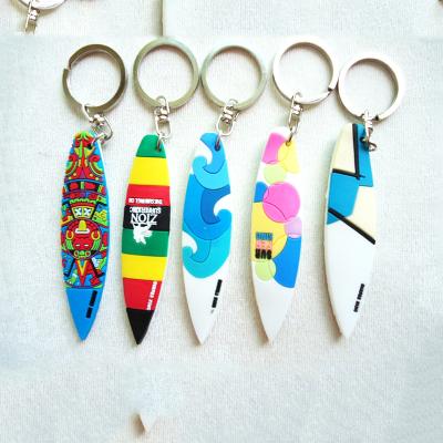 China New Arrival Custom Wholesale High Quality Souvenir Cute Cartoon Surfboard Souvenir Gifts / Promotional Key Chain for sale