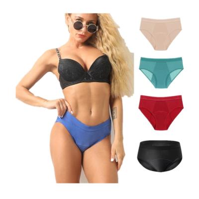 China High Quality Breathable Ladies Girls Period Panties 4 Layers Briefs Leak Proof Cotton Underwear Seamless Period Panties For Women for sale