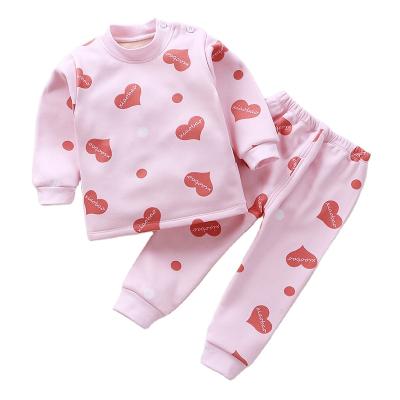 China Customized Animal Print Casual Long Sleeve Cotton Pajamas Embroidery Baby Sleepwear Kids Baby Pajamas Cartoon Animal Print Nightgowns for sale