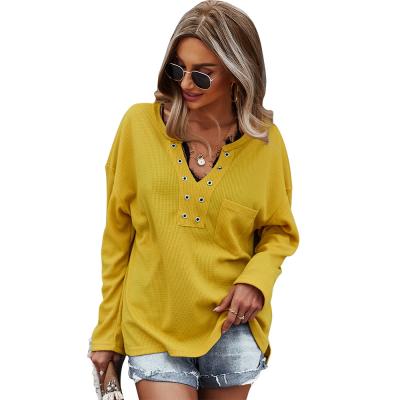 China High Quality Customized Printed Sweatshirts Hoody Anti-wrinkle Long Sleeve V-Neck Women Hoodie Sweatshirt for sale