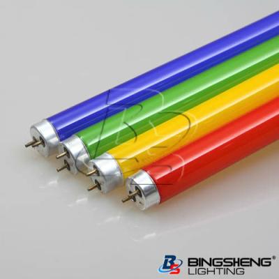 China G13 Color T8 Fluorescent Tube Red / Yellow / Green / Blue Straight for sale