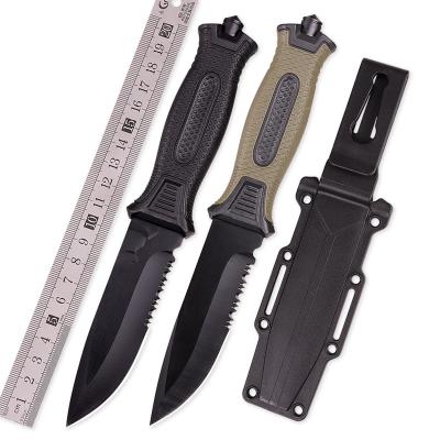 China Wholesale Military Tactical Knife Craft Army Style Survival Outdoor Camping Survival Hunting Knife Military Combat With Sheath Portable for sale