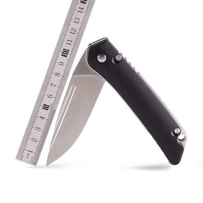 China Exquisite KJDG13014 Europe Aperture Style Folding Pocket Knife Assisted Portable Outdoor EDC Knife With Clip for sale