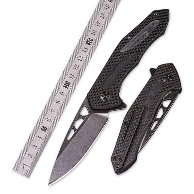 China High Fine Workmanship Grade Blackened Sharp D2 Knife Camping EDC Self Defense Steel Washed Steel Tactical Knife for sale