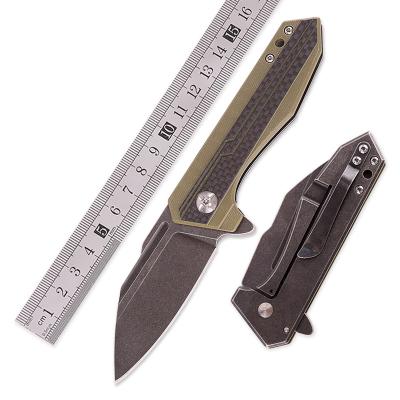 China Excellent Quality KJDG23 Style High Grade Hardness Stainless Steel Outdoor Survival High Screw Release Folding Tactical Military Knife for sale