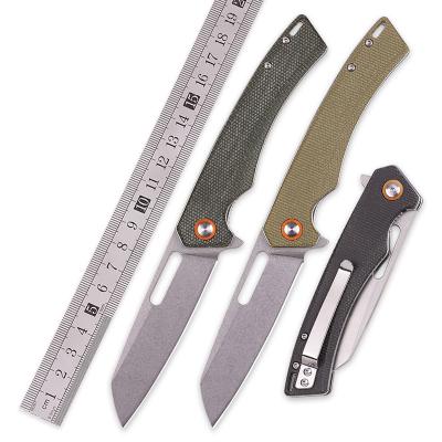 China Practical Mini Small EDC Folding Pocket Knife Outdoor Camping Utility Tools Sharp And Utility Tools With Micarta Material Handle for sale