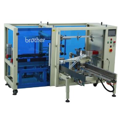 China Automatic BROTHER CES4035N Carton Sealer Food BOX Erector Bottom Carton Box Erecting Machine for sale