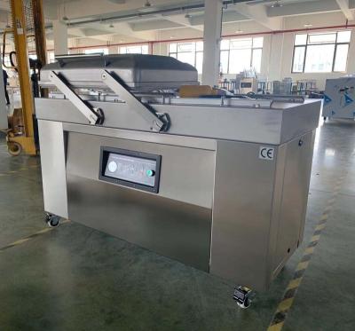 China BROPACK Industrial Food Vacuum Sealer Machine Food Saver, Automatic Plastic Meat Vacuum Packer Sealing Machine DZP600/2SB Gas Flow for sale