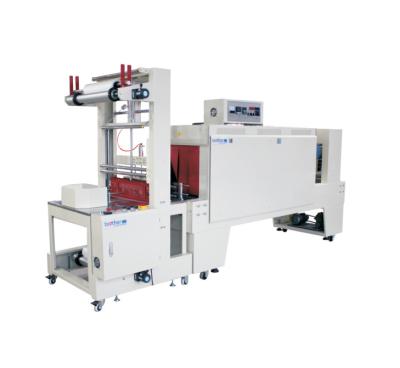 China Food Brother Automatic Sleeve Package Box Carton Shrink Wrapping Wrap Machine With Heat Tunnel Wrapper for sale