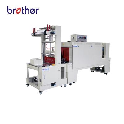 China Blue Food Bropack AUTO Heat Shrink Sleeve Sealer& Shrink Tunnel Wrapping Film Machine ST6040A+BSE6040A for sale