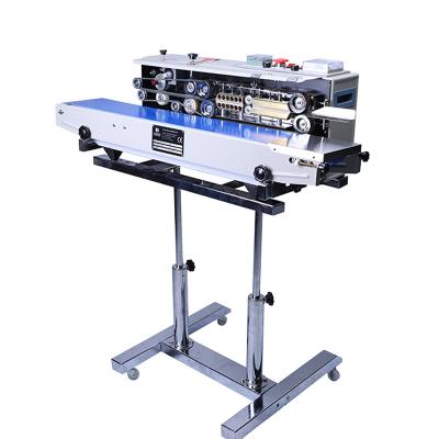 China Hot Food Selling Semi Automatic , Continuous Plastic Bag Strip Sealer for sale