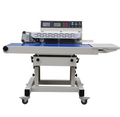 China Brand New Food New Arrival Inkjet Printing Printer Continuous Plastic Bag Sealer Sealing Machine for sale