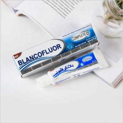 China Manufacturer High Quality Custom Logo Halal Whitening Pastes 120g Probiotics Teeth Removing Stains Whitening Fluoride Free Toothpaste for sale