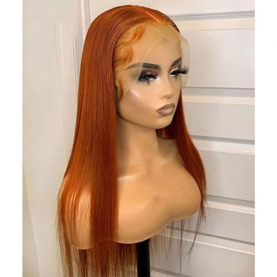 China Swiss Lace 350 Colors 13x4 HD Clear Lace Front Wig Brazilian Human Hair Lace Freestyle Wig For Women for sale