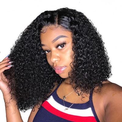 China 100% hot products jerry curly jerry curly kinky curly ali brazilian hair curly curly lace front wig indian cheap lead wig online express for sale