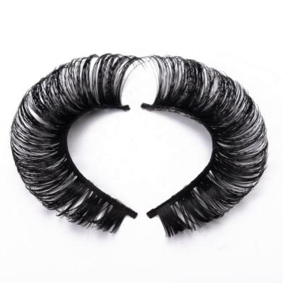 China Professional Russian Eyelash Extension Tools Volume Strip Lashes Wholesale Thick Russian Style False Mink D Loop Full D Strip Eyelashes False Eyelashes for sale