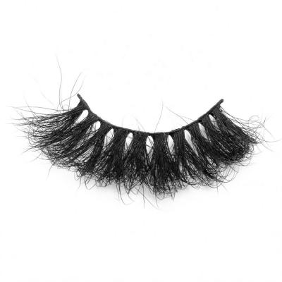 China Qindao Factory Price Natural Soft High Quality Handmade 3D Mink Lashes 100% Real Mink Lashes 25mm Mink Lashes for sale