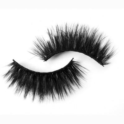 China Customized natural soft high quality handmade your brand logo 3d korean silk lashes for sale