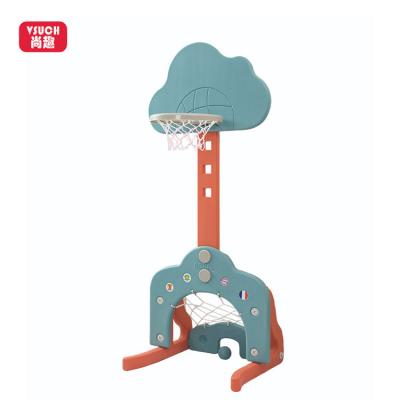 China PE Mini Indoor Movable Kid Portable Low Price Adjustable Portable Basketball Stand for sale