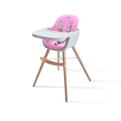 China Solid Wood Height Adjustable Umpire Chair Baby Feeding Chairs for sale