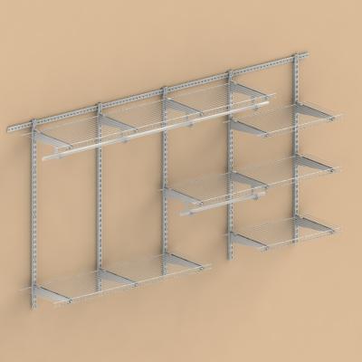 China (Size) CLOSETMATE Adjustable Wire Shelving System Wardrobe Shelves for sale