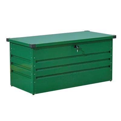 China Easily Assembled Patio Metal Box With Locking System For Clothing Cushion Storage Metal Storage for sale