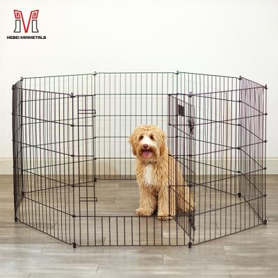 China Large Breathable Removable Outdoor Folding Dog Kennel Houses Detachable Pet Playpen Dog Pen for sale