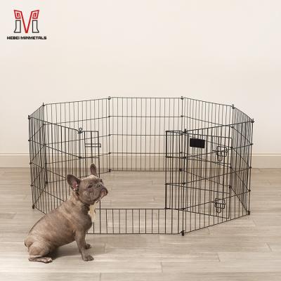 China Pet Playpen Portable Foldable Pet Fence Small Foldable Galvanized Indoor Pens for sale