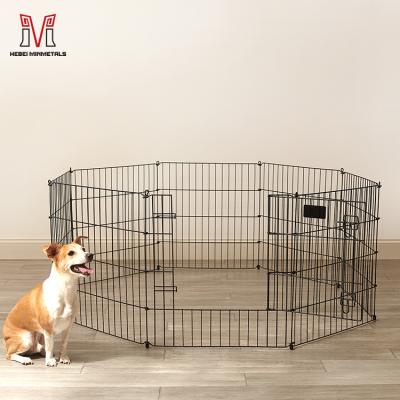 China Breathable Pen Puppy Yarn Exercise Barrier Adjustable Playpen 8 Panels Dog For Sale for sale