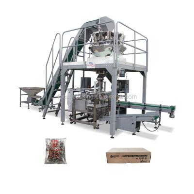 China New Chemical Condition Screws Nuts Box Packer With Vertical Bagging Machine System for sale