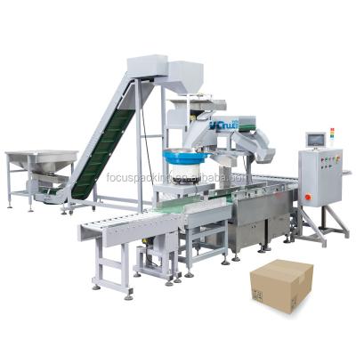 China machinery & 20KG LARGE MATERIAL BOX HARDWARE TIE PACKING AUTOMATIC CARTONING SYSTEM FOR SCREW PACKAGE for sale