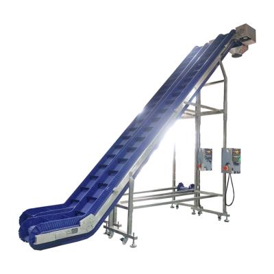 China Oil Resistant Baffle PP High Belt Inclined Conveyor Food Grade High Quality Customized Conveyor for sale