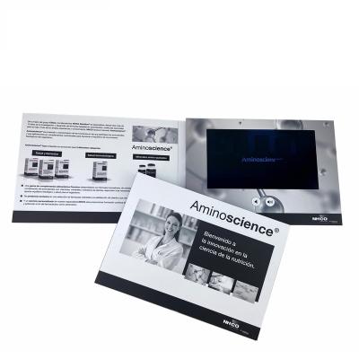 China Europe 7Inch HD Digital LCD Presentation Brochure Business Promotion Greeting Video Gift Voucher For Business Promotion for sale