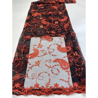 China Other 2021 new arrival dress making fabric flowers embroider flat swiss voile embroider african lace fabric cheap price for sale