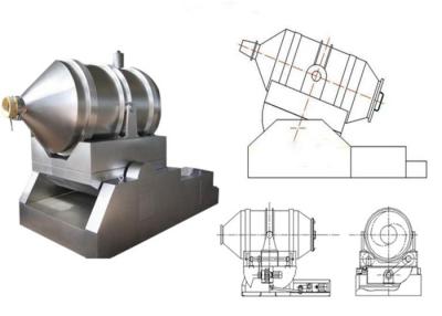 China Loading capacity 5L-5000L Industrial Mixing Machine Two Dimensional Swing Mixer for sale