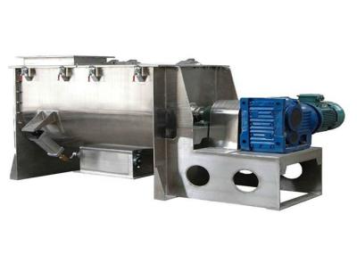 China 1.5-75kw Animal Feed Mixer Machine ISO9001 Spiral Horizontal Ribbon Blender for sale