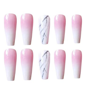 China Marble Art Nail Polish Salon Effect Pink Decoration for sale