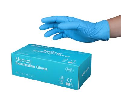 China Food Service Food Grade Black Synthetic Nitrile Gloves for sale