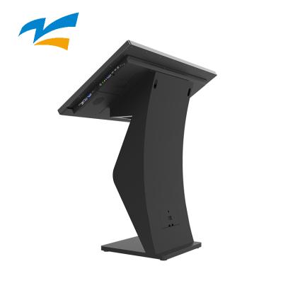 China 55 Inch Guide Indoor Floor Stand Standalone Information Checking Led Advertising Interactive Player Self Service Kiosk for sale