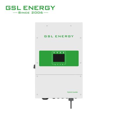 China Solar Power System Home GSL Inverter 8Kw Solar Hybrid Inverter Inverter For 230V European Market for sale