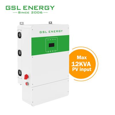 China Solar Power System Home GSL Energy New Arrival Us Version Pure Sine Wave Split Phase 3 Phase 48V Hybrid Solar Inverter 8Kw For American Market for sale