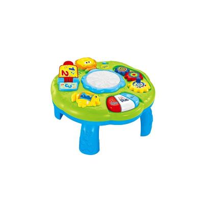 China Fuuny 2 in 1 Musical Activity Play Baby Learning Preschool Educational Toys with Light for sale