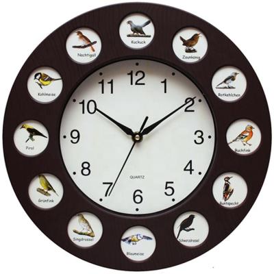 China Hourly Sound Of CREATIVE Custom Face 12.5Inch Wall Clock for sale