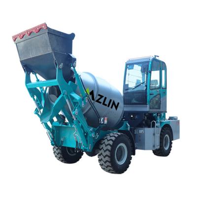 China Factory Concrete Mixer Self Loading ZL-15 Mixer Truck Dimensions Feeding Manufacturing Companies for sale