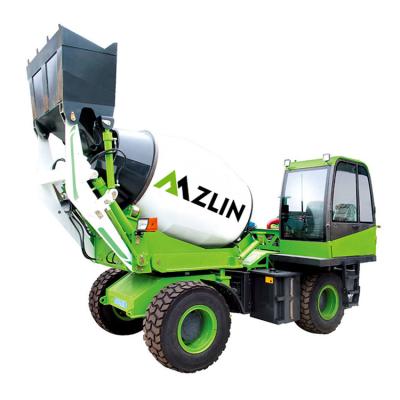 China ZLIN factory self loading mixer truck 2.6m3 typed feed mixer truck for saleon youtube for sale