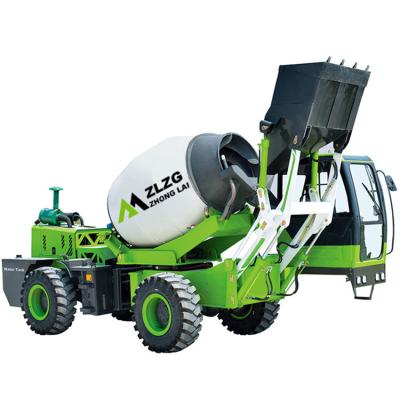 China Stores 1.2m3 1.5m3 1.8m3 2m3 2.6m3 3.5m3 5.5m3 4 Cubic Meters Concrete Self Building Material Loading Concrete Mixer Auto Mini Concrete Mixer for sale