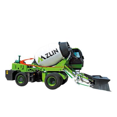 China Automatic self loading mixer truck 3.5 cubic meter C xe mixer machine price from ZLIN factory in India for sale