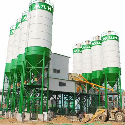 China Construction worksÂ   HZS180 Mini Concrete Batching Plant Stationary Batching Plant Price for sale