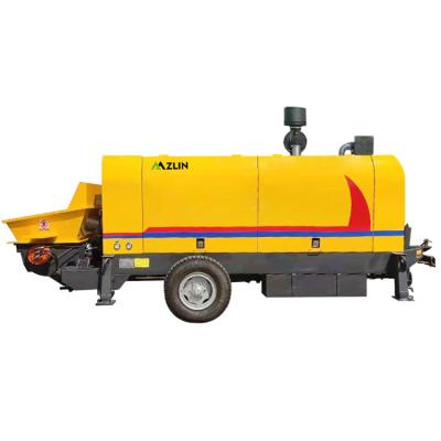 China Factory mortar concrete pump construction machine with factory trailer diesel pumps cheap price for sale for sale