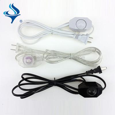 China Consumer Electronics Us Power Cord America Lamp Plug With Dimmer Switch for sale